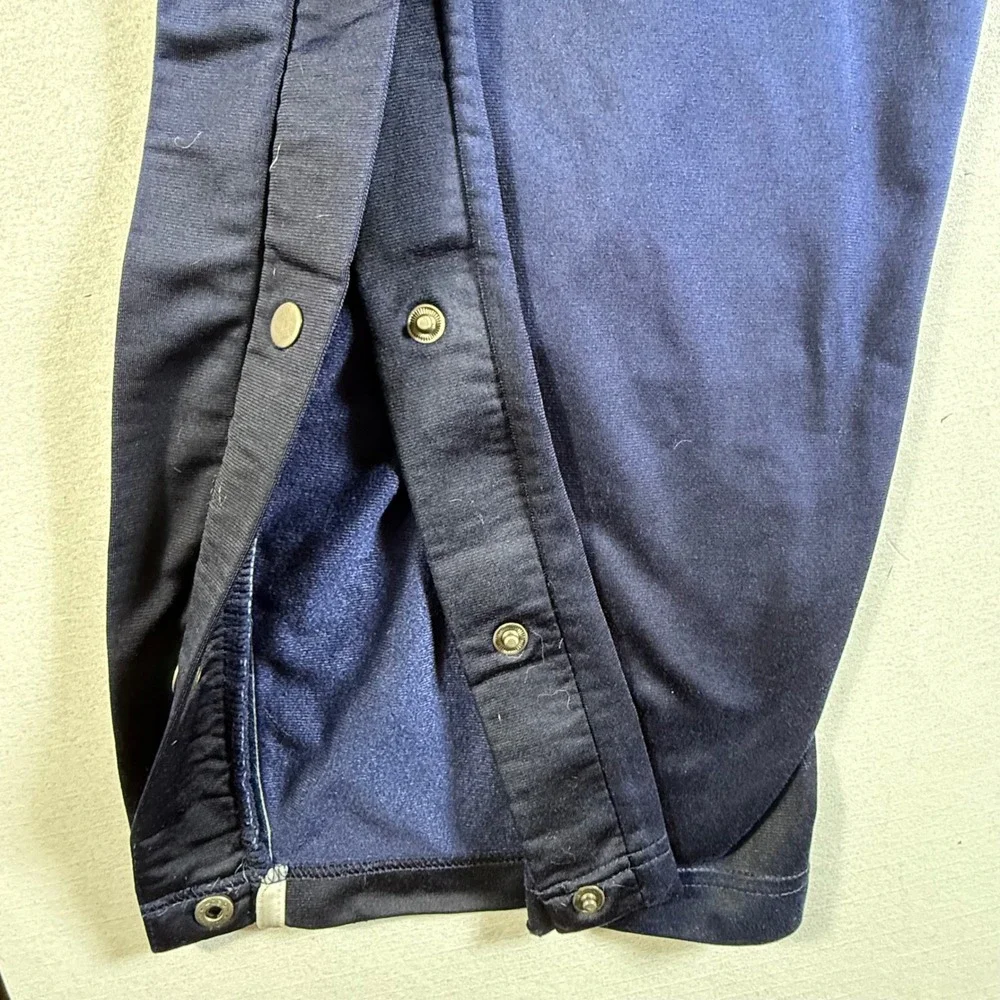 Adidas‎ Track Pants Mens Large Snap Button Side Stripes 3